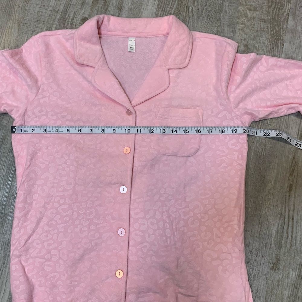 NWOT Pink K  Women's Fleece Pajama Super Cozy Sleepwear 2-Pc Set  Pink S… - Picture 4 of 12